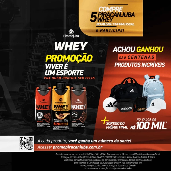 Piracanjuba Whey é destaque em nova campanha promocional
