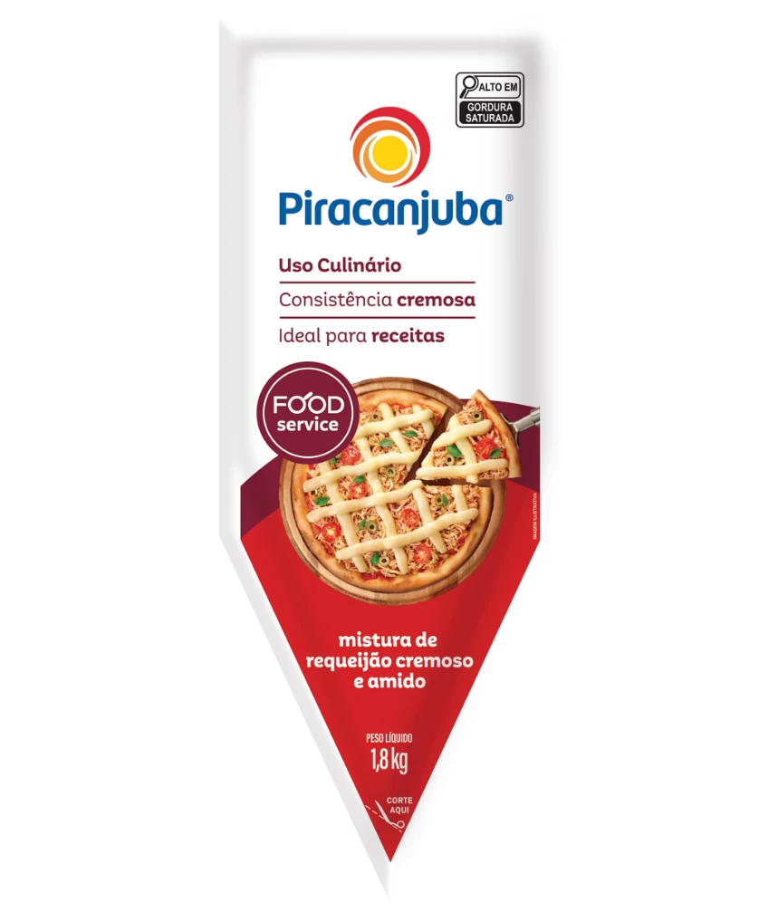 Mistura de Requeijão e Amido Piracanjuba 1,8kg