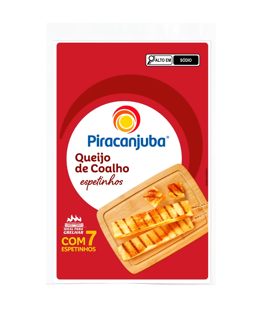 Queijo de Coalho Piracanjuba (Espetinhos)