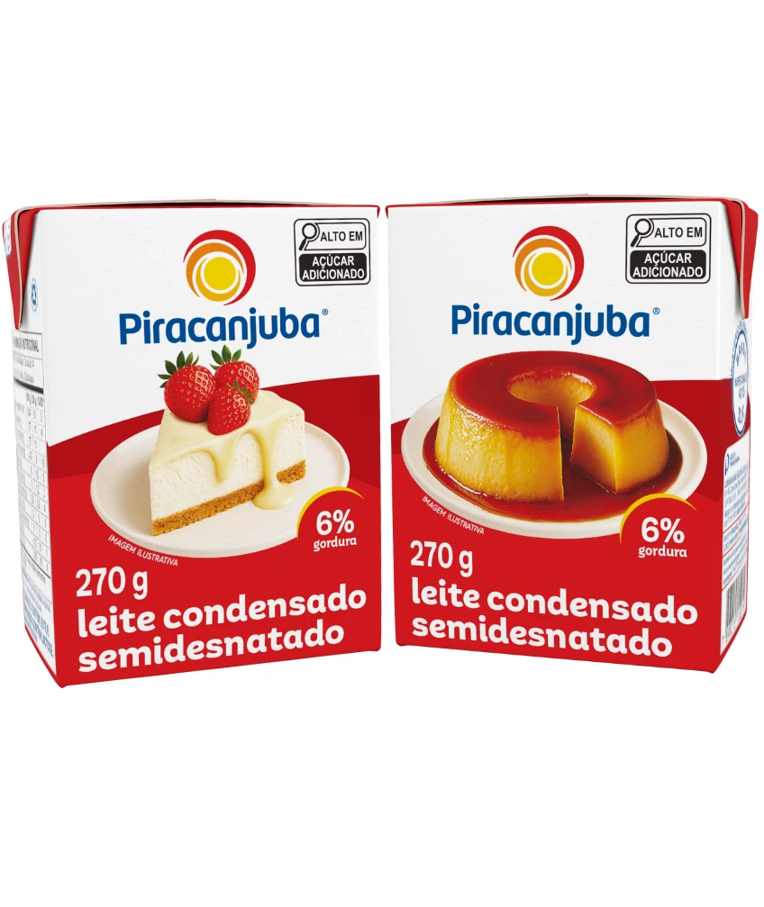Leite Condensado Semidesnatado Piracanjuba 270g
