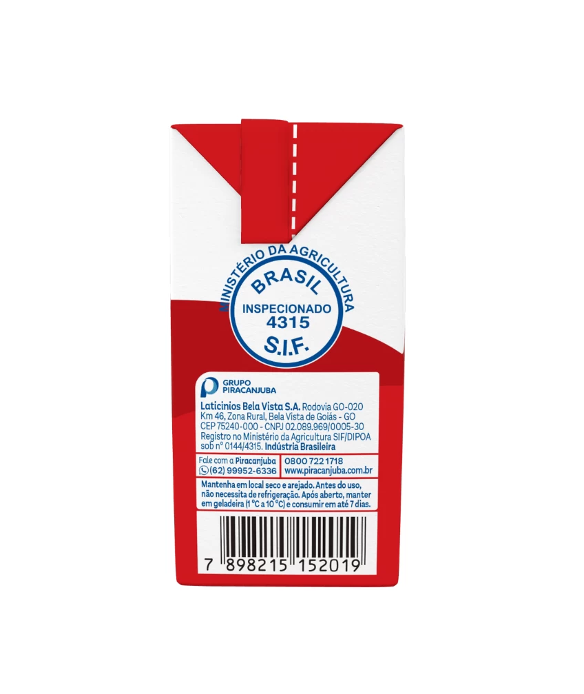 Leite Condensado Semidesnatado Piracanjuba 270g