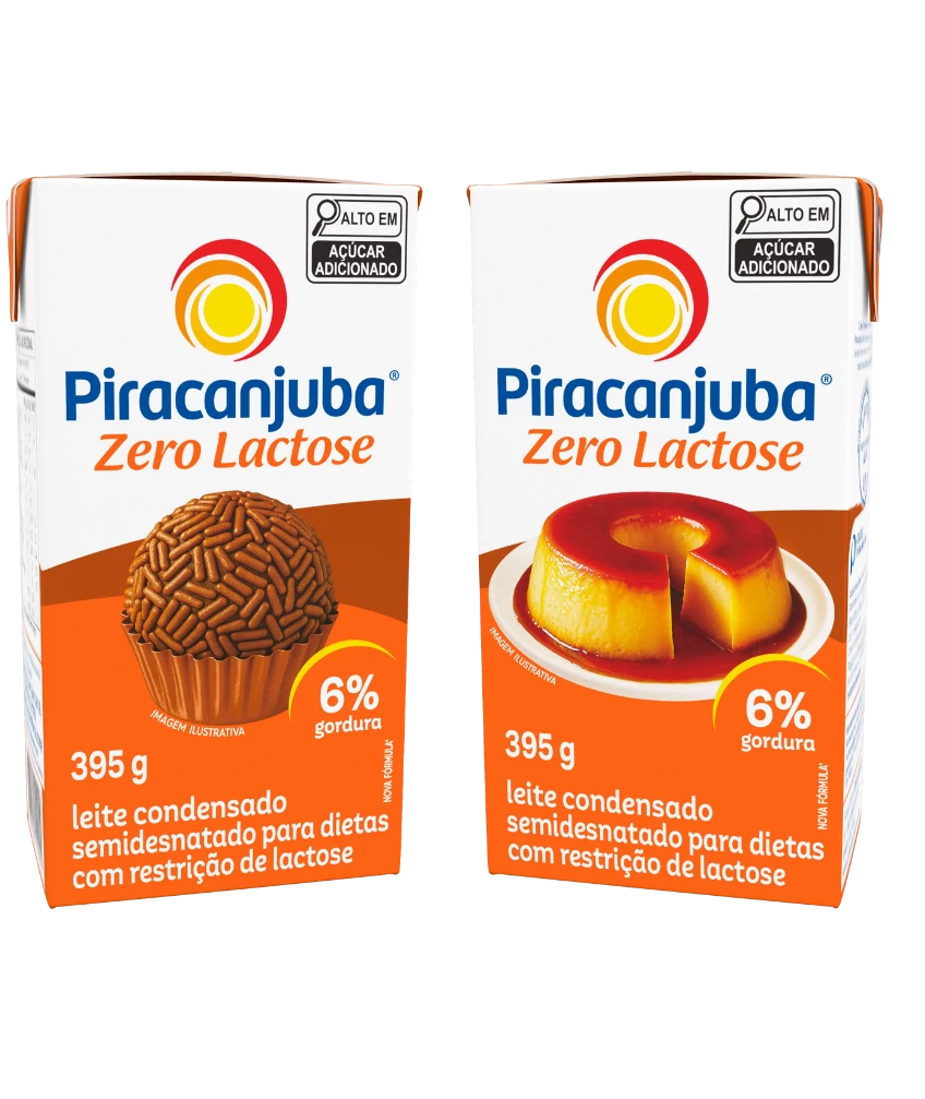 Leite Condensado Zero Lactose Piracanjuba 395g