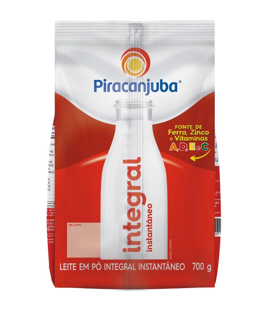 Leite em Pó Integral Instantâneo Piracanjuba 700g