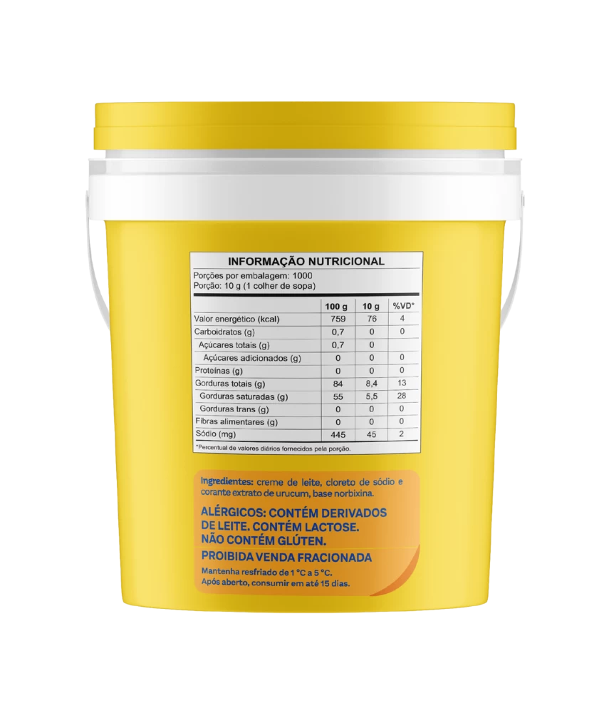 Manteiga com Sal Piracanjuba 10kg