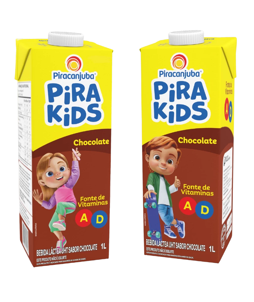 Achocolatado Piracanjuba Pirakids 1L