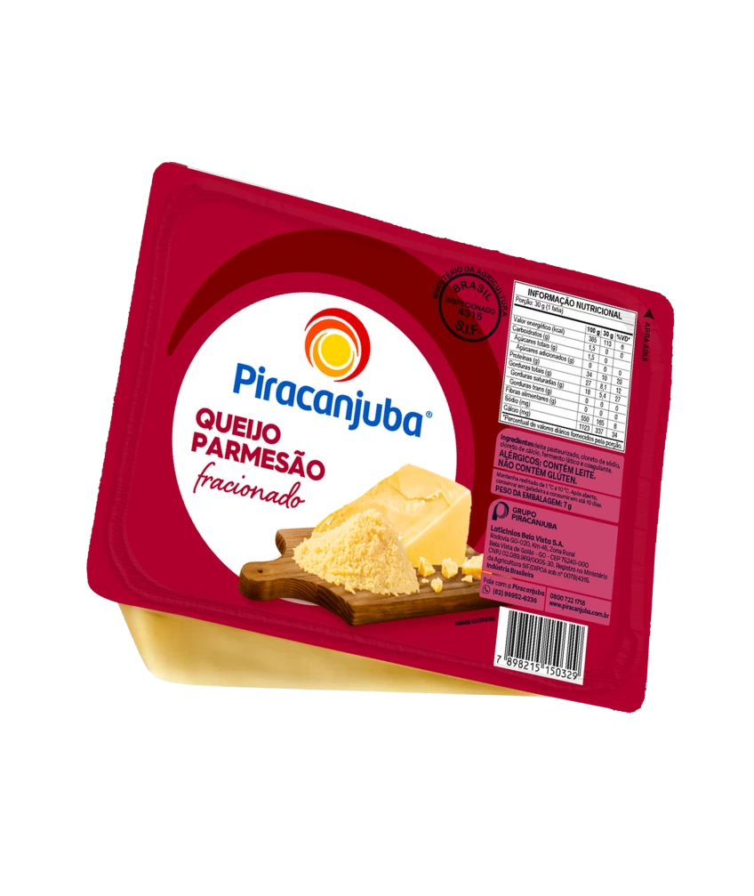 Queijo Parmesão Piracanjuba Fracionado