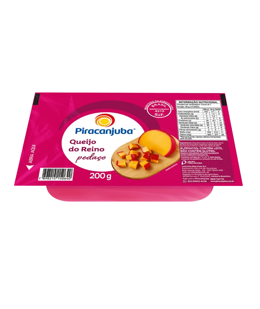 Queijo do Reino Piracanjuba 200g