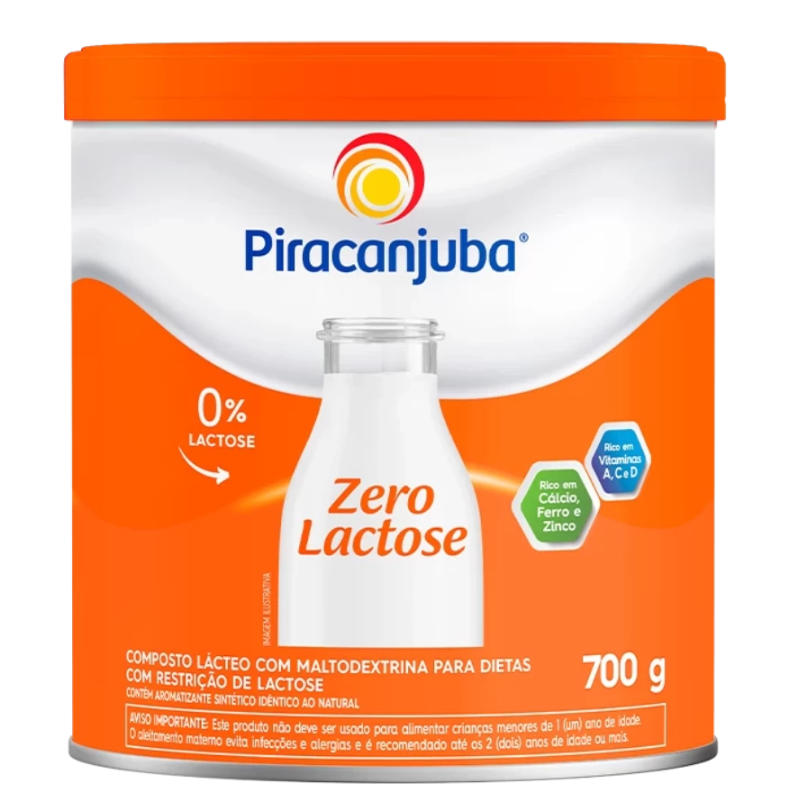 Produto Composto Lácteo Piracanjuba Zero Lactose 700g
