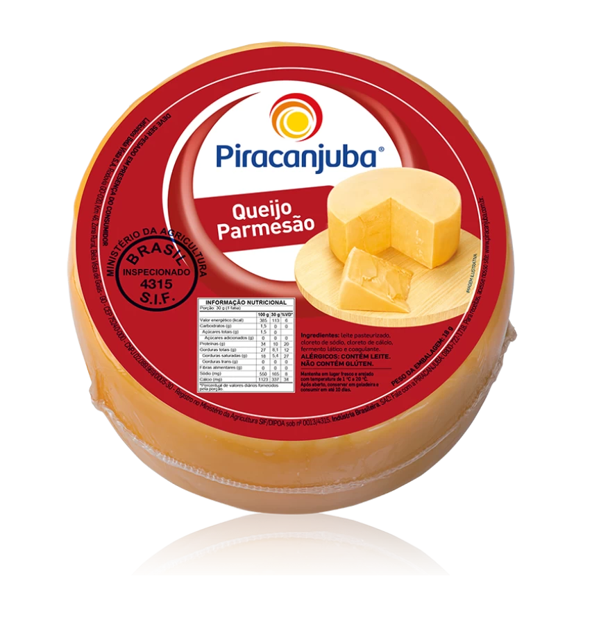 Produto Queijo Parmesão Piracanjuba 5kg