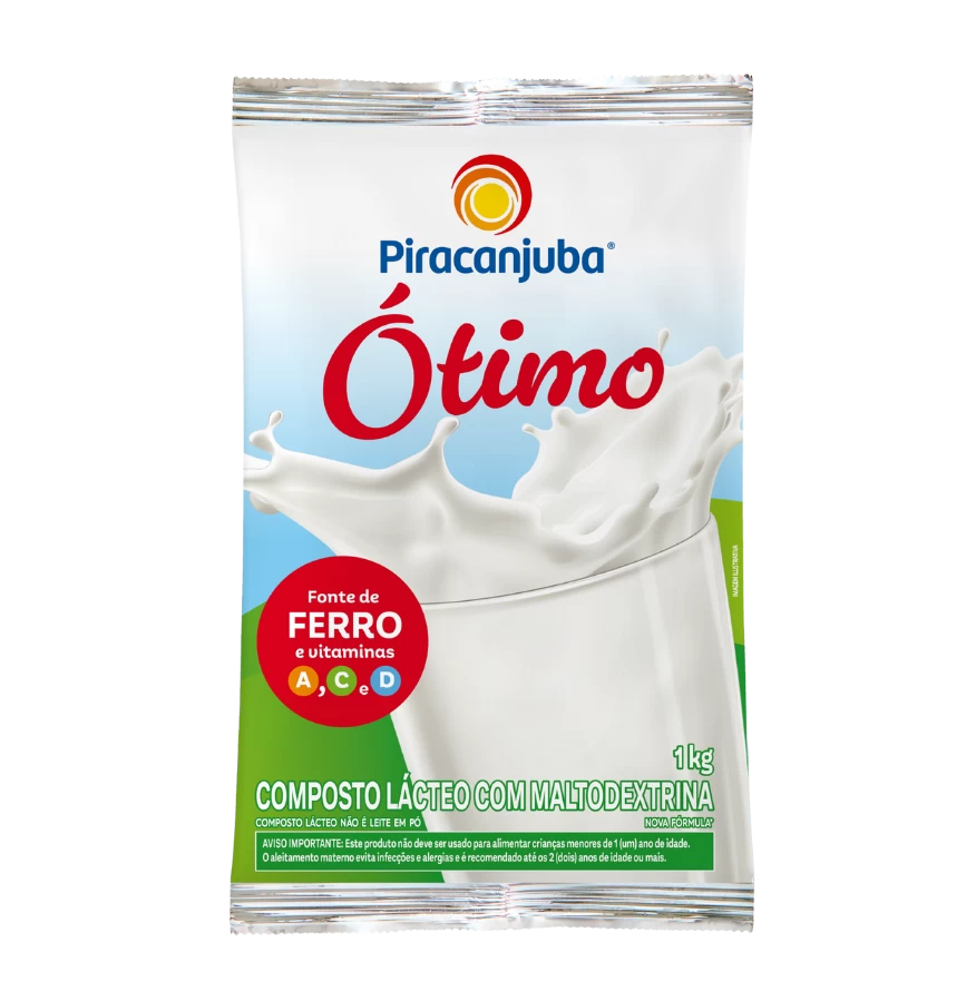Produto Composto Lácteo com Maltodextrina Piracanjuba Ótimo 1kg