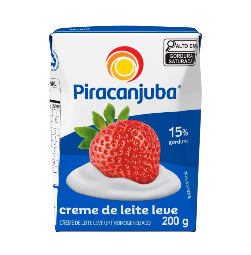 Creme de Leite Leve Piracanjuba 200g