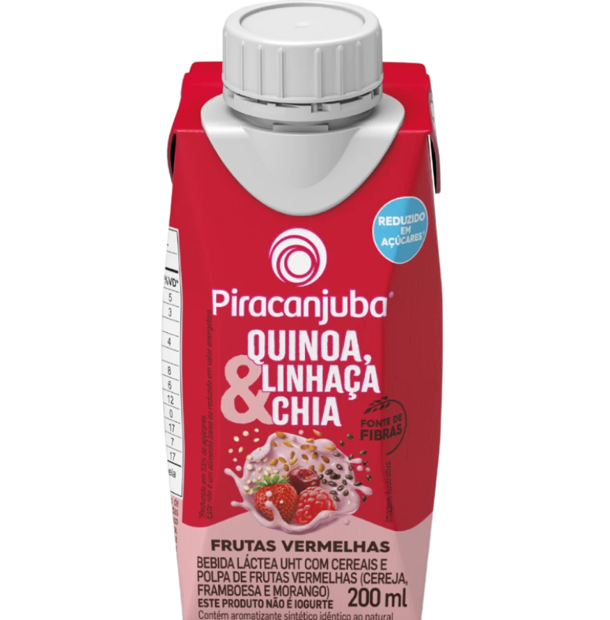 Bebida Lactea UHT Frutas Rojos Sin Adición de Azúcares 200 ml