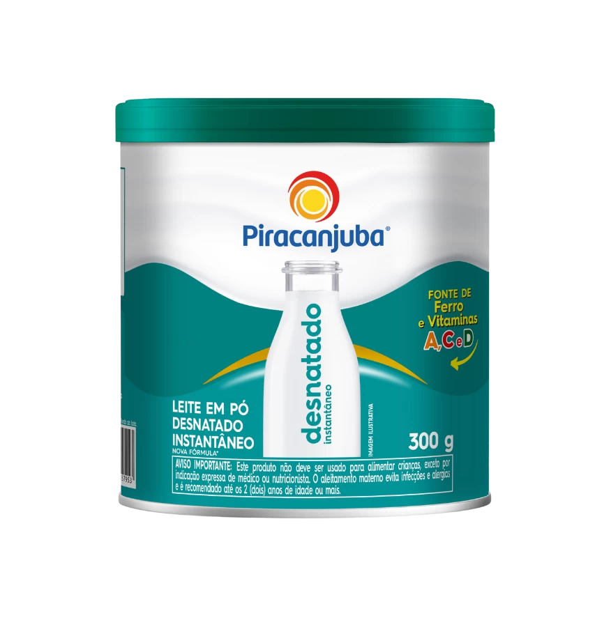 Produto Leite em Pó Desnatado Instantâneo Piracanjuba 300g