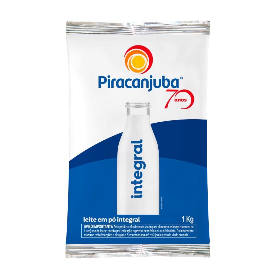 Produto Leite em Pó Integral Piracanjuba 1kg