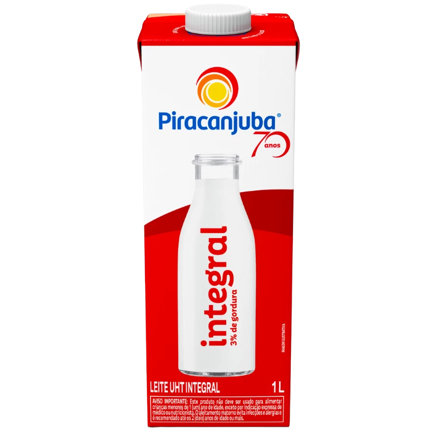 Produto Leite Integral Piracanjuba 1L