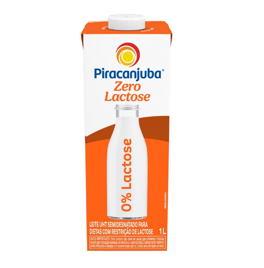 Produto Leite Semidesnatado Piracanjuba Zero Lactose 1L