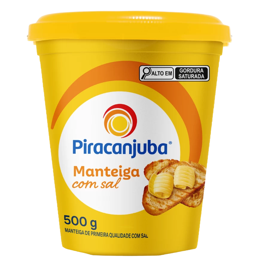 Produto Manteiga com Sal Piracanjuba 500g