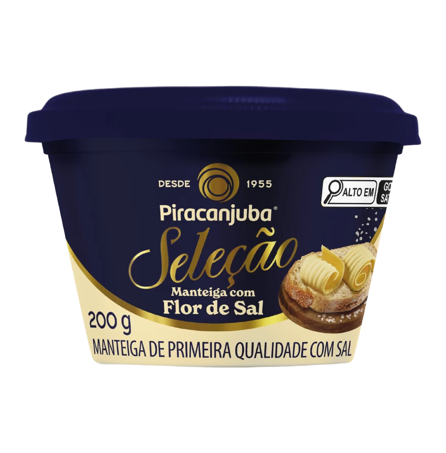 Produto Manteiga Gourmet com Flor de Sal Piracanjuba 200g